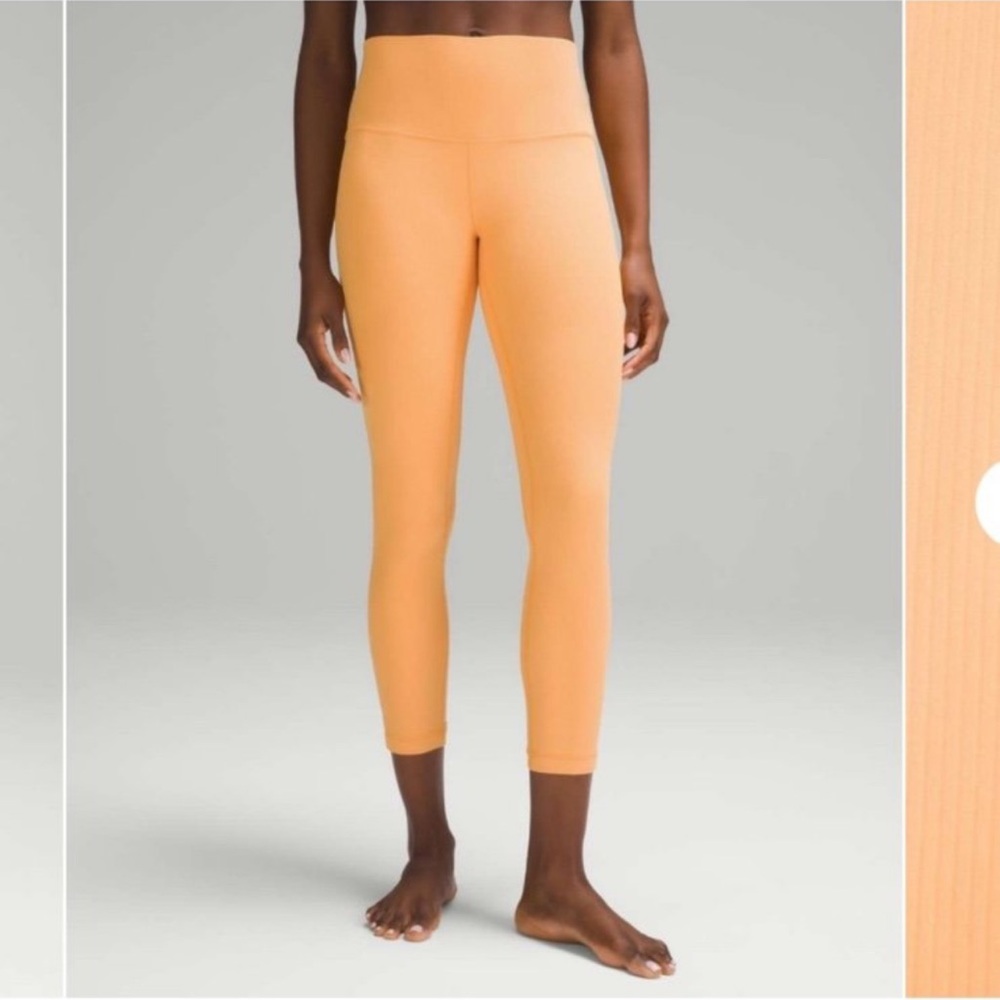 lululemon athletica Orange Leggings